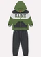 Kyly - Conjunto Infantil Menino Game Marinho - variação: Verde