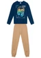 Brandili - Conjunto Infantil Menino Gamer Azul - variação: Azul