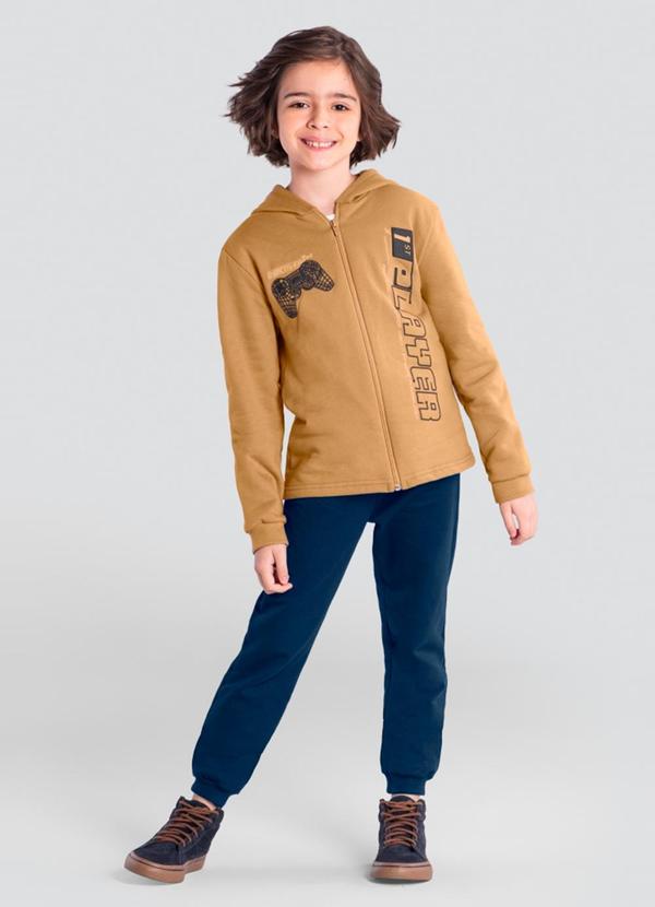 Brandili - Conjunto Infantil Menino Gamer Marrom 3