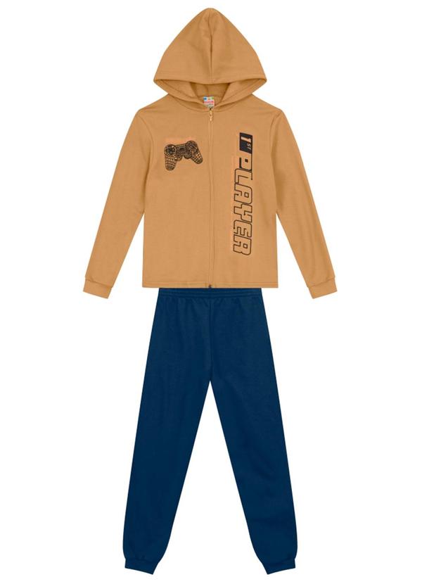 Brandili - Conjunto Infantil Menino Gamer Marrom 2
