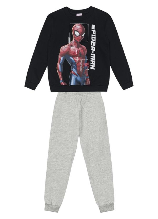 Brandili - Conjunto Infantil Menino Homem Preto 1