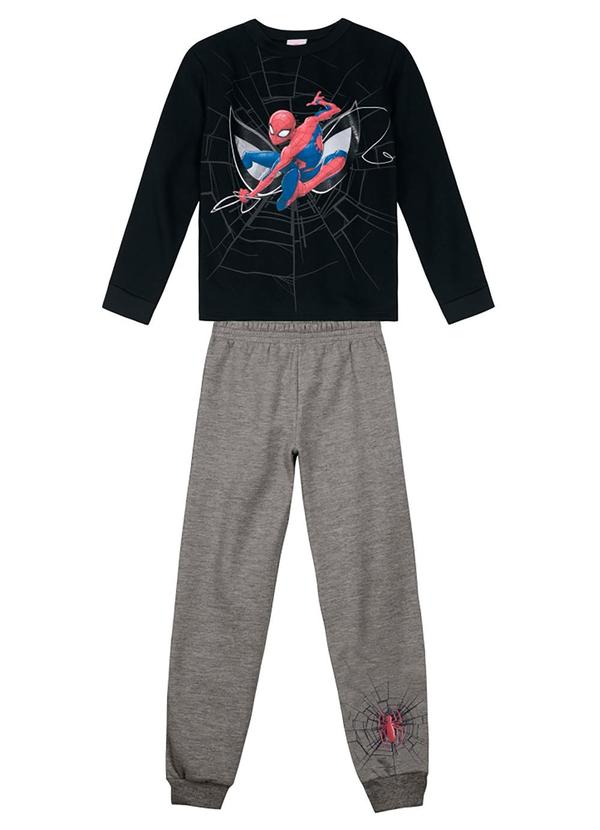 Brandili - Conjunto Infantil Menino Homem Preto