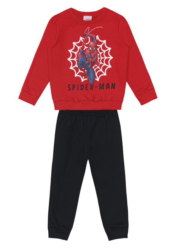 Brandili - Conjunto Infantil Menino Homem Vermelho