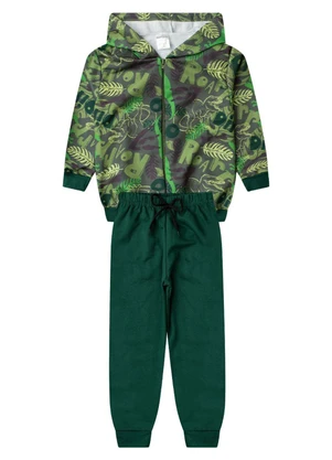 Rosa Azul - Conjunto Infantil Menino Inverno Dino Verde - ROSA AZUL