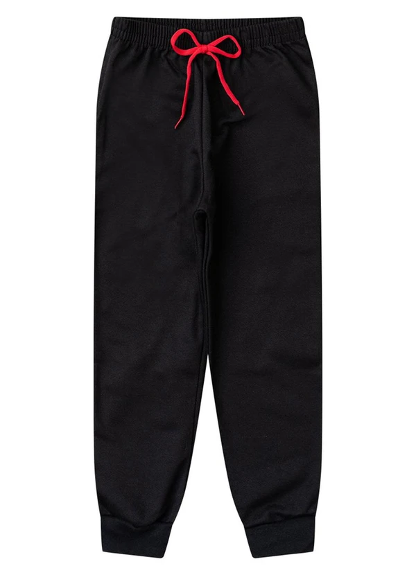 Rosa Azul - Conjunto Infantil Menino Inverno Estampa Preto 3