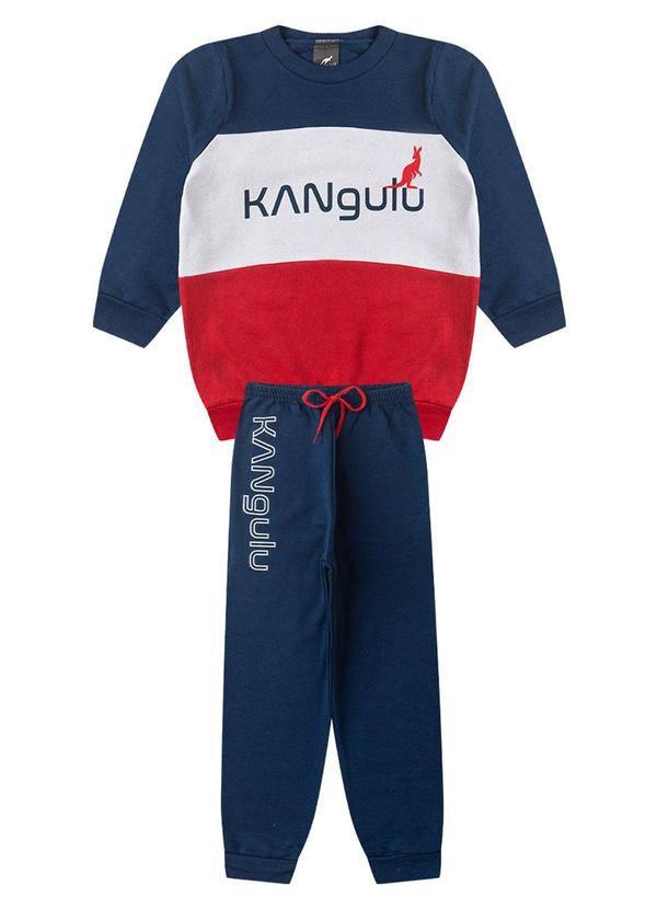 Rosa Azul - Conjunto Infantil Menino Inverno Kangulu Azul