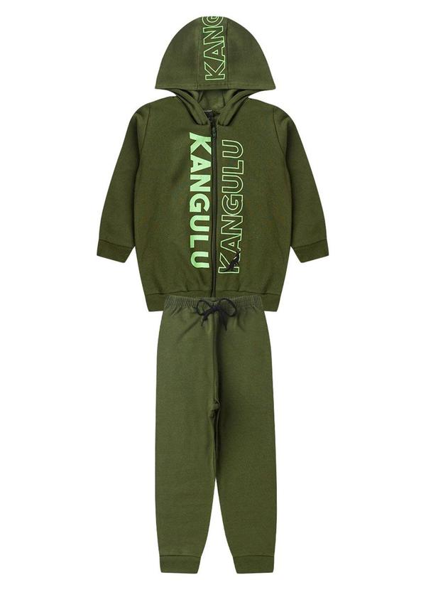 Rosa Azul - Conjunto Infantil Menino Inverno Kangulu Verde
