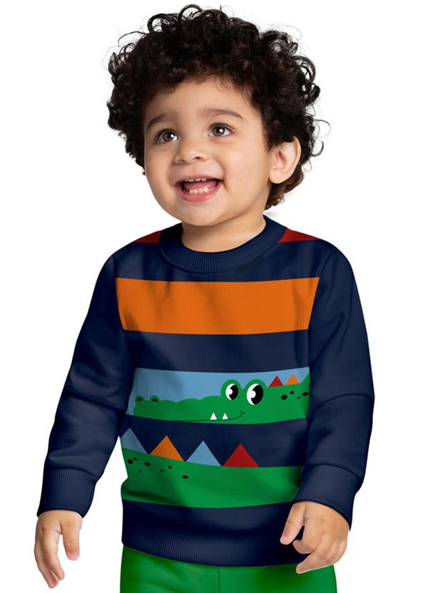 Kyly - Conjunto Infantil Menino Jacaré Azul 2