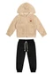 Colorittá - Conjunto Infantil Jaqueta Peluciada Marrom - variação: Bege