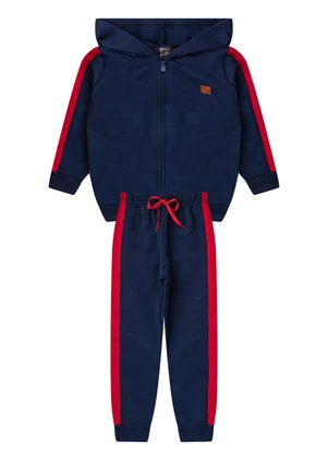 Rosa Azul - Conjunto Infantil Menino Kangulu Azul Marinho - ROSA AZUL