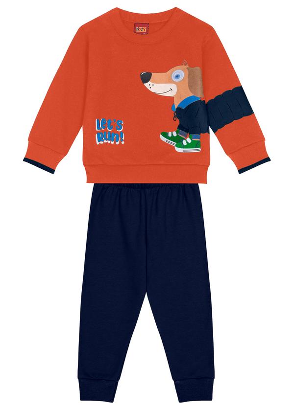 Kyly - Conjunto Infantil Menino Laranja 1