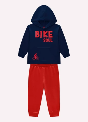 Kyly - Conjunto Infantil Menino Lettering Azul - KYLY