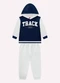 Kyly - Conjunto Infantil Menino Lettering Azul - variação: Azul