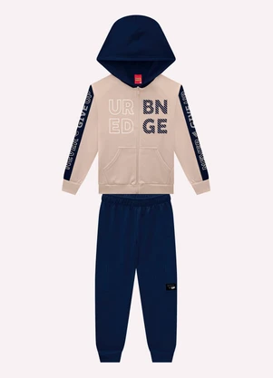 Kyly - Conjunto Infantil Menino Lettering Bege - KYLY