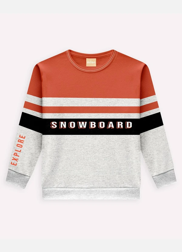 Milon - Conjunto Infantil Menino Lettering Cinza 2