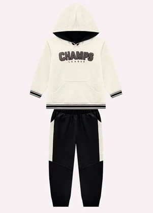 Milon - Conjunto Infantil Menino Lettering Cinza - MILON