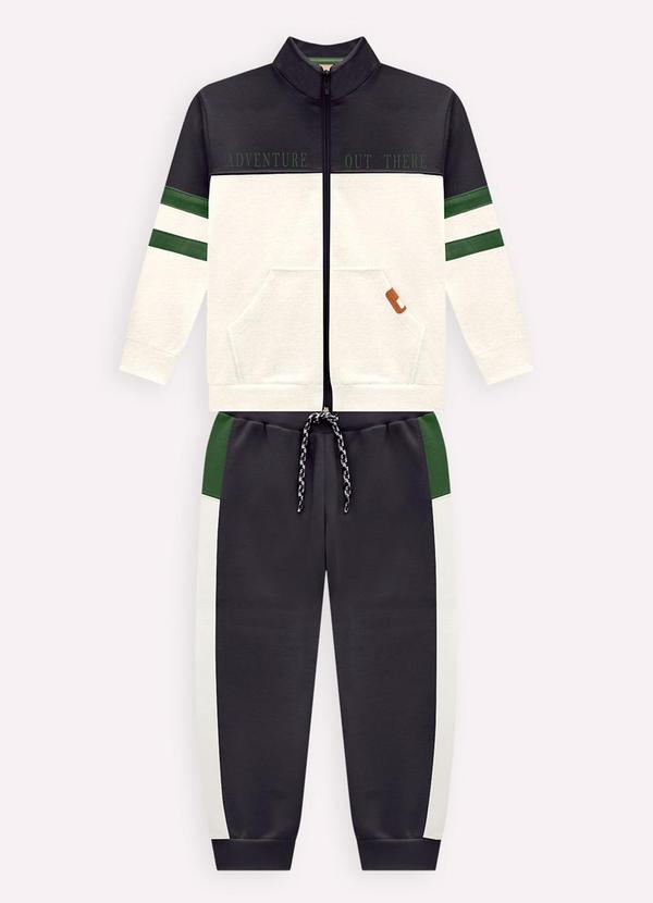 Milon - Conjunto Infantil Menino Lettering Cinza 1