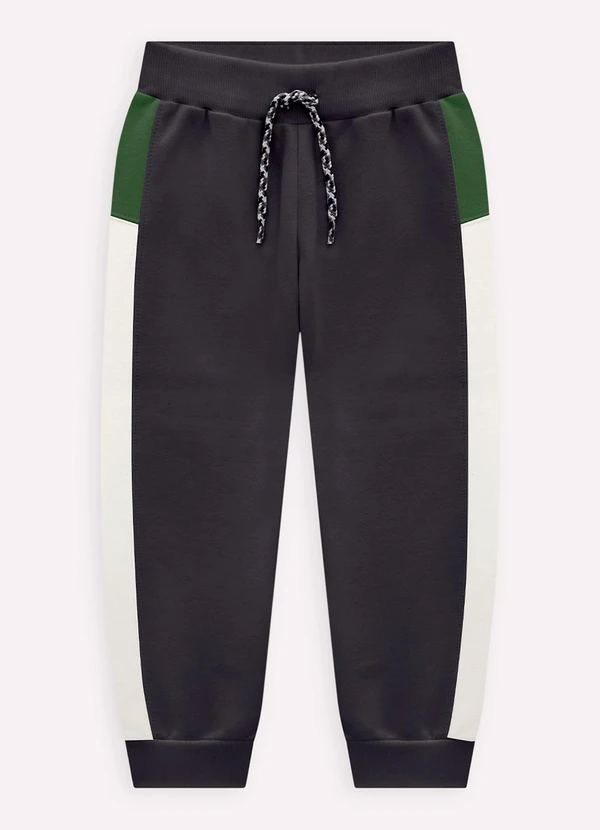 Milon - Conjunto Infantil Menino Lettering Cinza 3