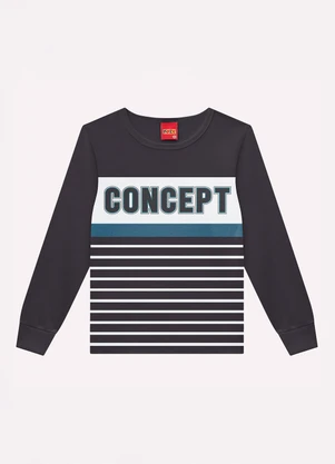 Kyly - Conjunto Infantil Menino Lettering Cinza - KYLY