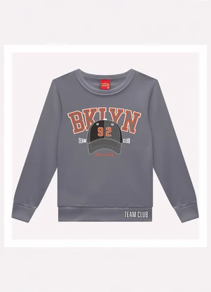 Kyly - Conjunto Infantil Menino Lettering Cinza - KYLY