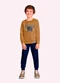 Kyly - Conjunto Infantil Menino Lettering Marrom - variação: Marrom