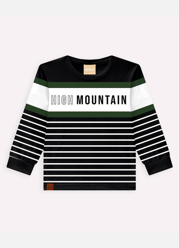 Milon - Conjunto Infantil Menino Lettering Preto 2