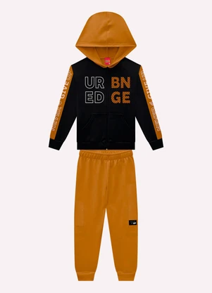 Kyly - Conjunto Infantil Menino Lettering Preto - KYLY