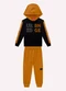 Kyly - Conjunto Infantil Menino Lettering Bege - variação: Preto