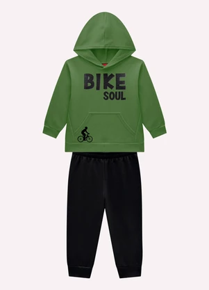 Kyly - Conjunto Infantil Menino Lettering Verde - KYLY