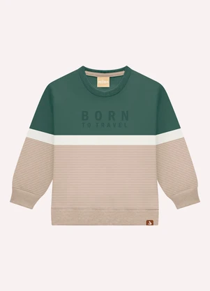 Milon - Conjunto Infantil Menino Lettering Verde - MILON