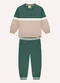 Milon - Conjunto Infantil Menino Lettering Laranja - variação: Verde