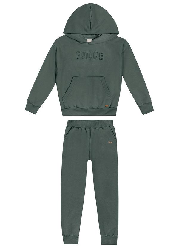 Colorittá - Conjunto Infantil Menino Liso Future Verde