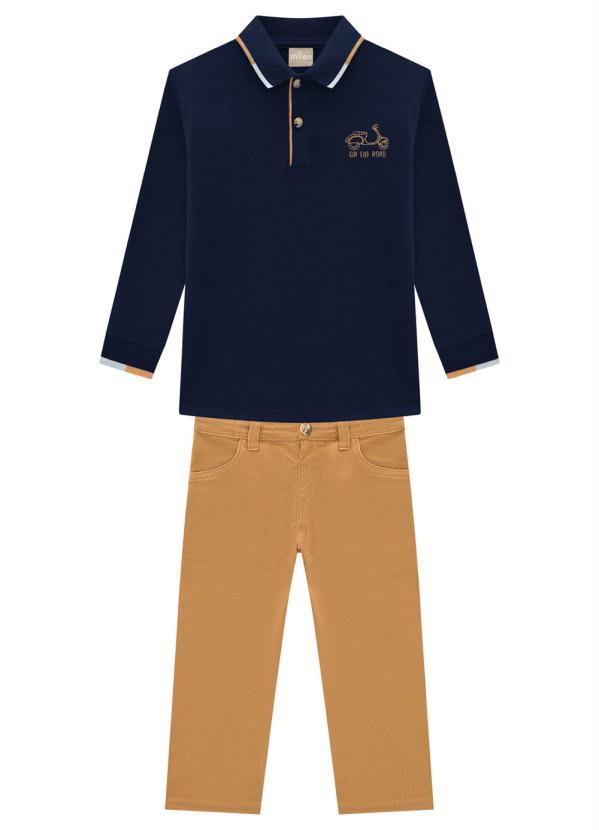 Milon - Conjunto Infantil Menino Marinho 2