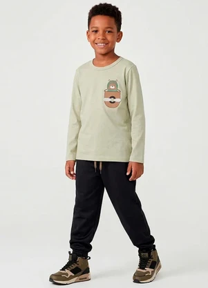 Rovitex - Conjunto Infantil Menino Meia Estação Bege - ROVITEX