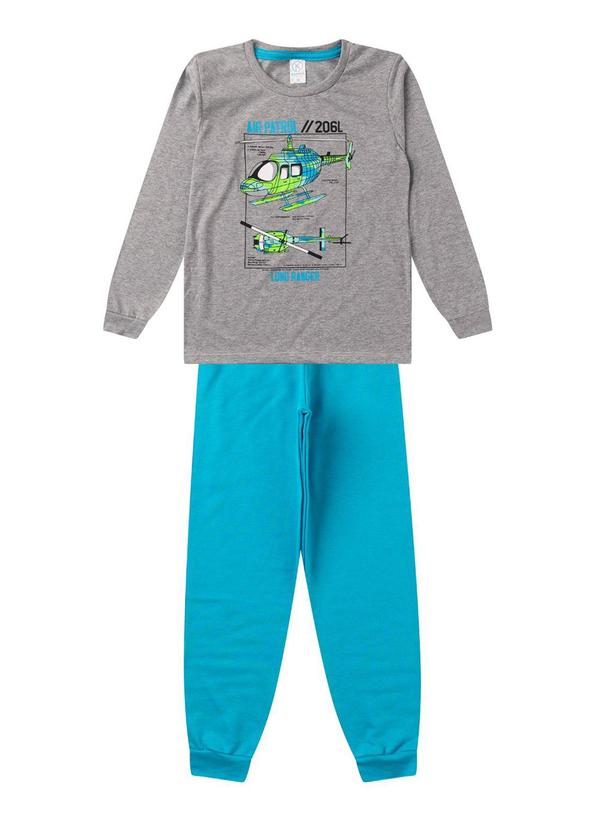 Rovi Kids - Conjunto Infantil Menino Meia Estação Cinza