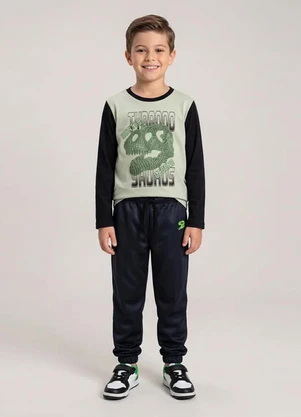 Rovitex - Conjunto Infantil Menino Meia Estação Preto - ROVITEX