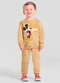 Brandili - Conjunto Infantil Menino do Mickey Mouse Azul - variação: Amarelo