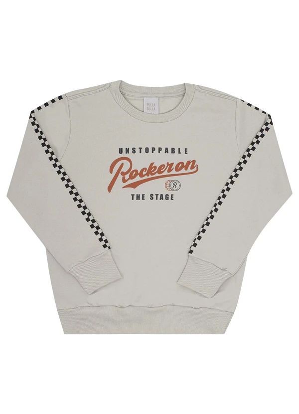 Pulla Bulla - Conjunto Infantil Menino Moletom Cinza 3