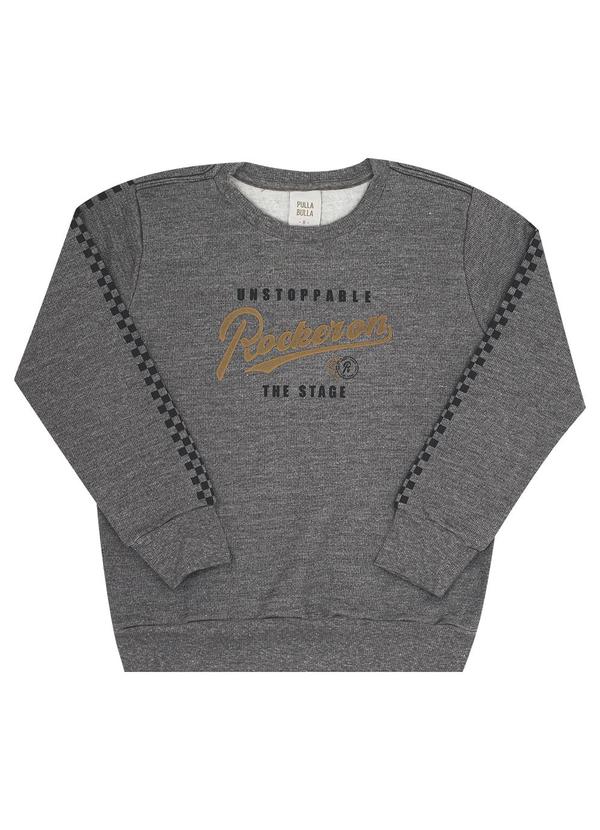 Pulla Bulla - Conjunto Infantil Menino Moletom Cinza 2