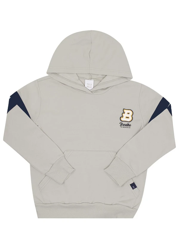 Pulla Bulla - Conjunto Infantil Menino Moletom Cinza 3