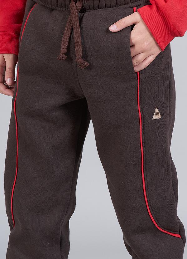 Soft Bonni - Conjunto Infantil Menino Moletom Enjoy Vermelho 3