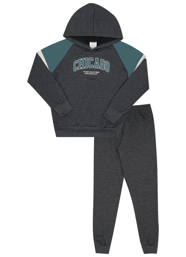 Pulla Bulla - Conjunto Infantil Menino Moletom Verde