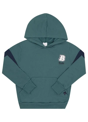 Pulla Bulla - Conjunto Infantil Menino Moletom Verde - PULLA BULLA