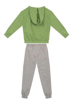 Guloseima - Conjunto Infantil Menino Moletom Verde - GULOSEIMA