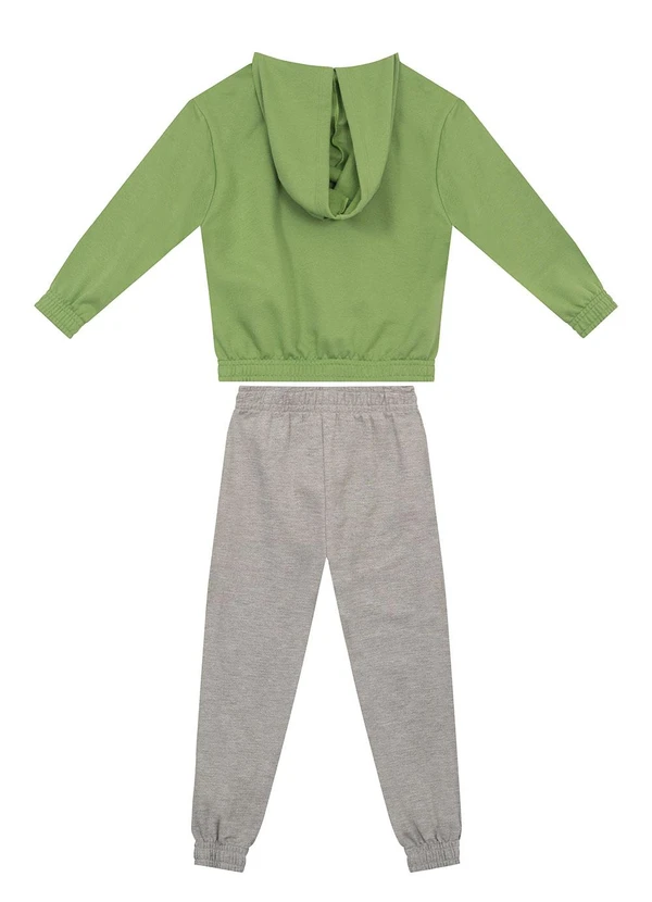 Guloseima - Conjunto Infantil Menino Moletom Verde 2
