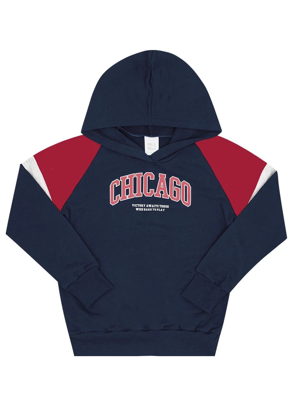 Pulla Bulla - Conjunto Infantil Menino Moletom Vermelho 2