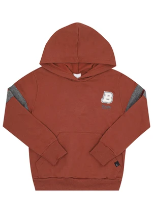 Pulla Bulla - Conjunto Infantil Menino Moletom Vermelho - PULLA BULLA