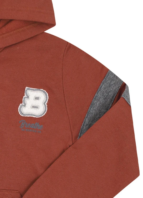 Pulla Bulla - Conjunto Infantil Menino Moletom Vermelho 4