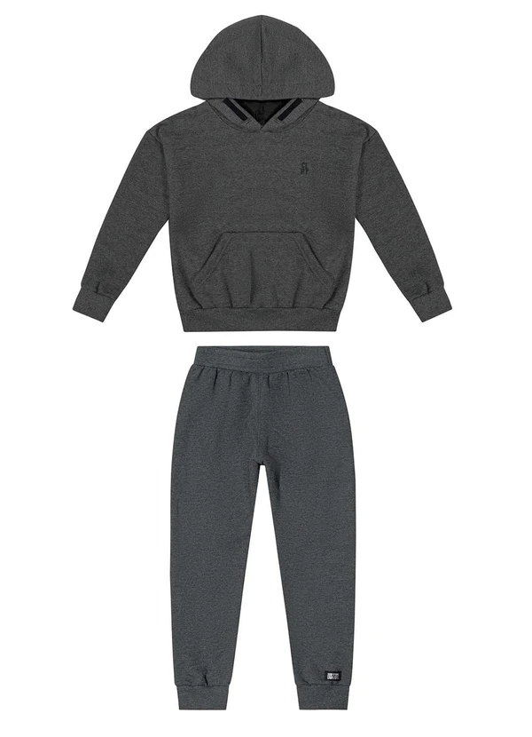 Colorittá - Conjunto Infantil Menino Monocromático Cinza