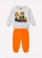 Kyly - Conjunto Infantil Menino Pinguim Cinza - variação: Cinza